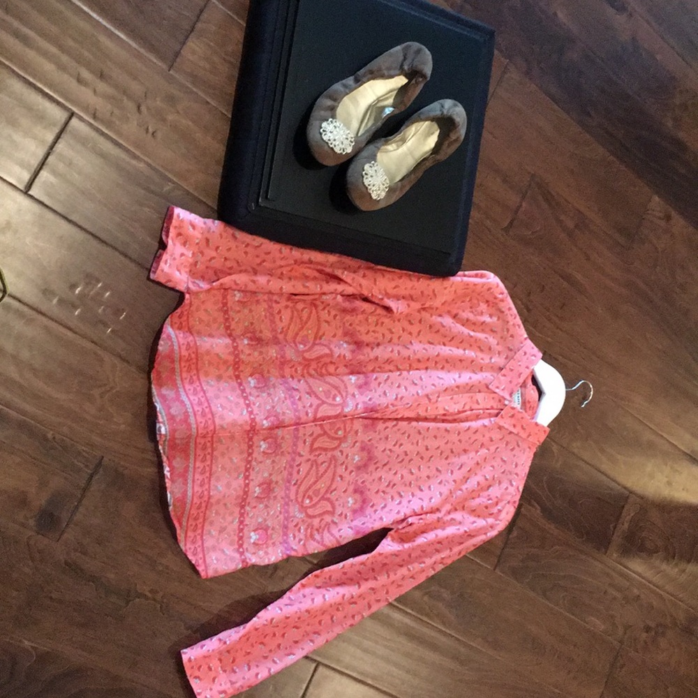 Peach Blouse